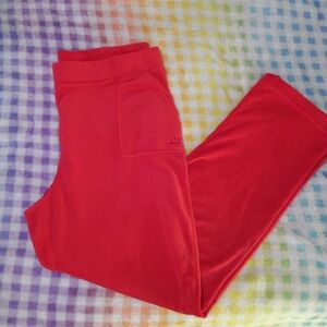 Juicy Couture Vibrant Red Velore Lounge Pants